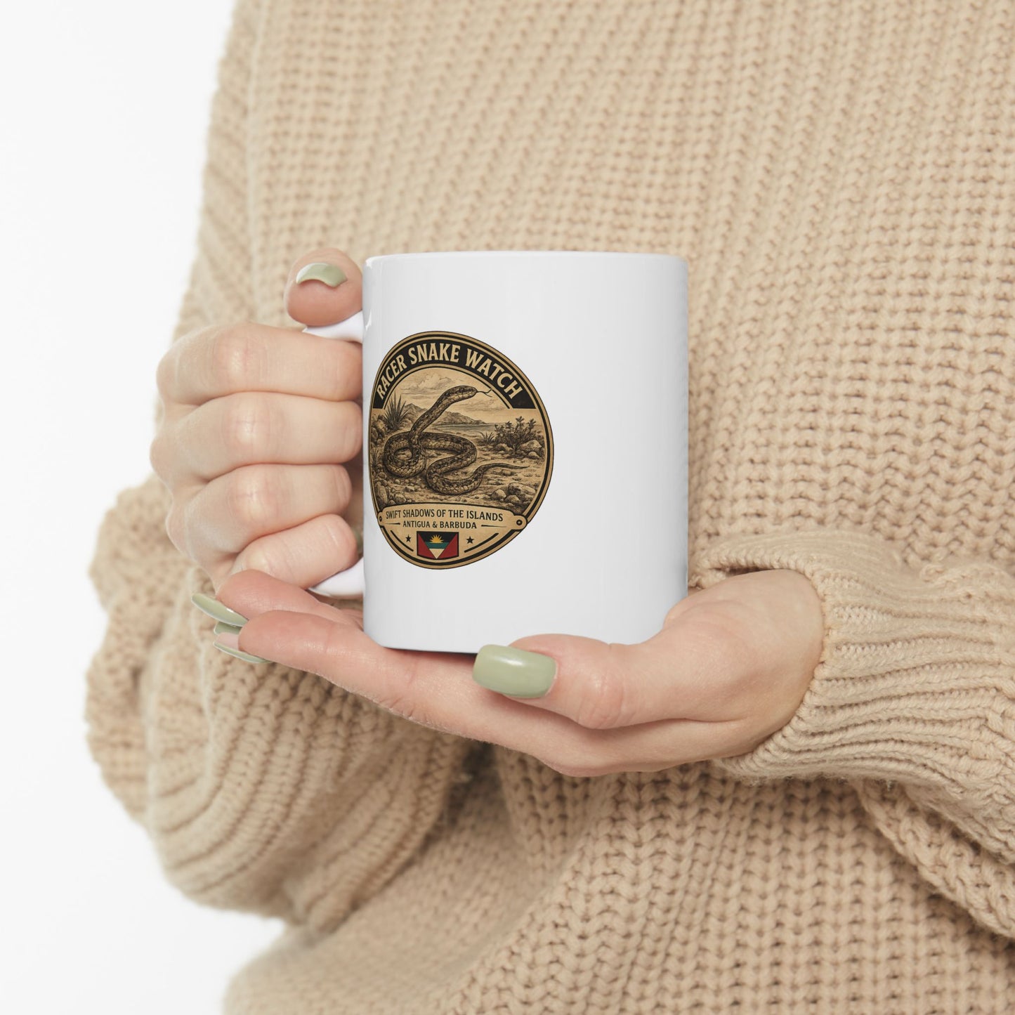 Antigua Racer Snake Mug | Antigua & Barbuda Wildlife Collection
