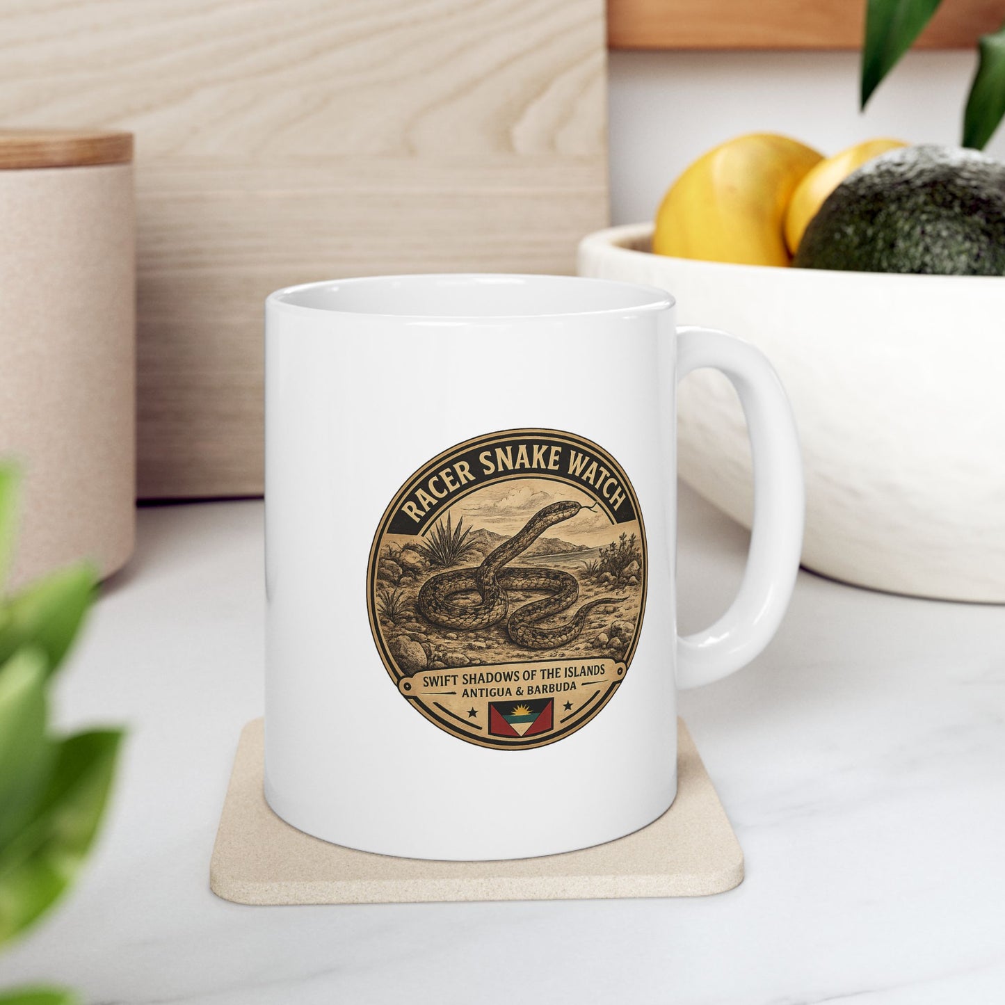 Antigua Racer Snake Mug | Antigua & Barbuda Wildlife Collection