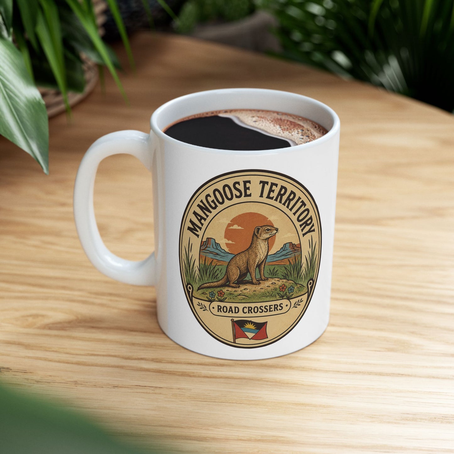 Mongoose Territory Coffee Mug | Antigua & Barbuda Wildlife Collection