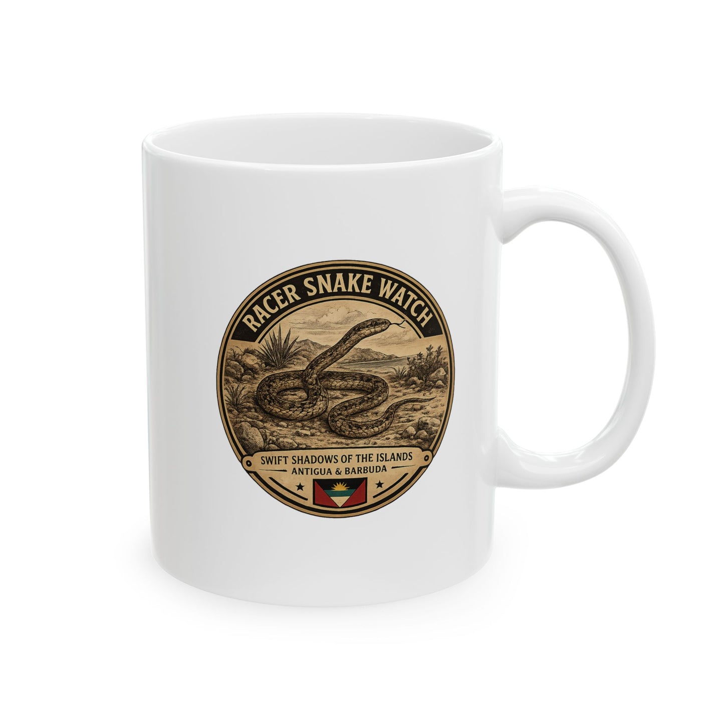 Antigua Racer Snake Mug | Antigua & Barbuda Wildlife Collection