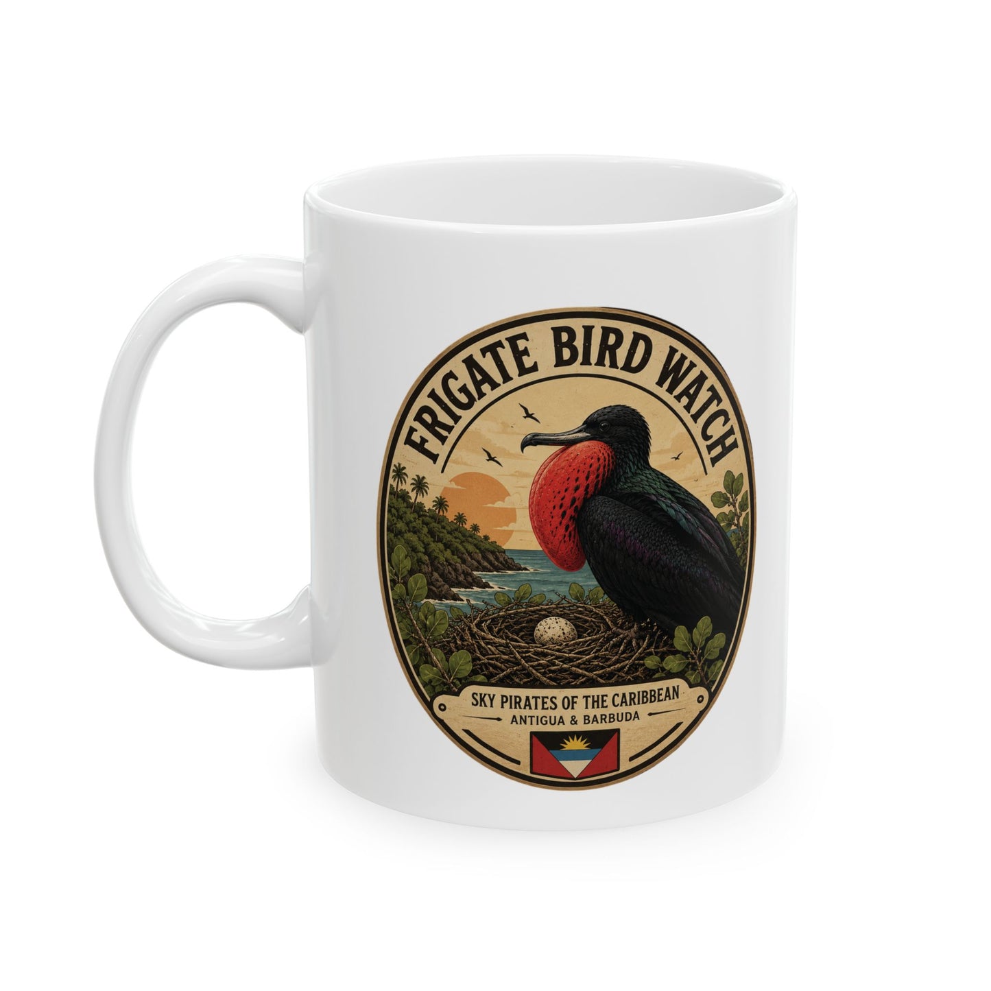Frigate Bird Watch Mug | Antigua & Barbuda Wildlife Collection