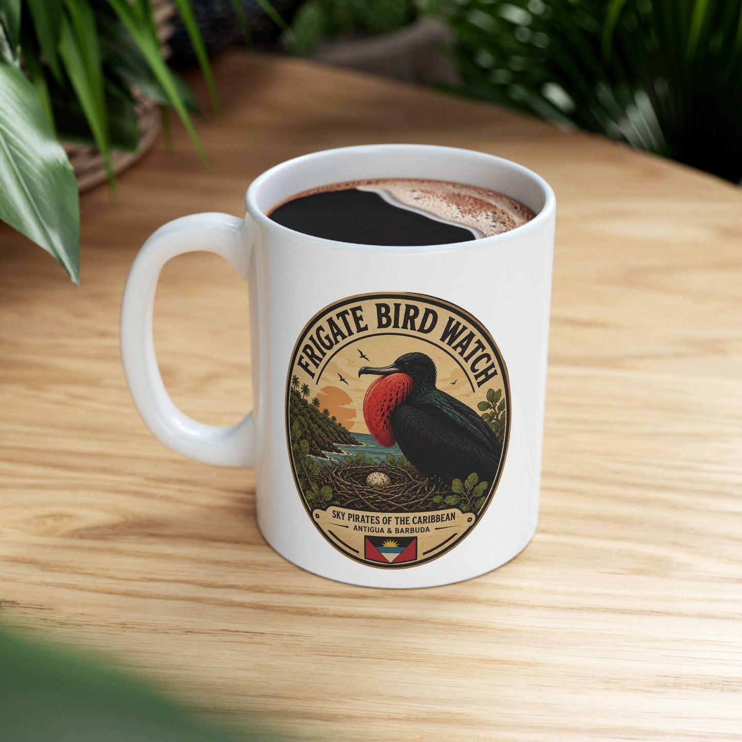 Frigate Bird Watch Mug | Antigua & Barbuda Wildlife Collection
