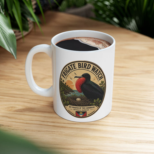 Frigate Bird Watch Mug | Antigua & Barbuda Wildlife Collection