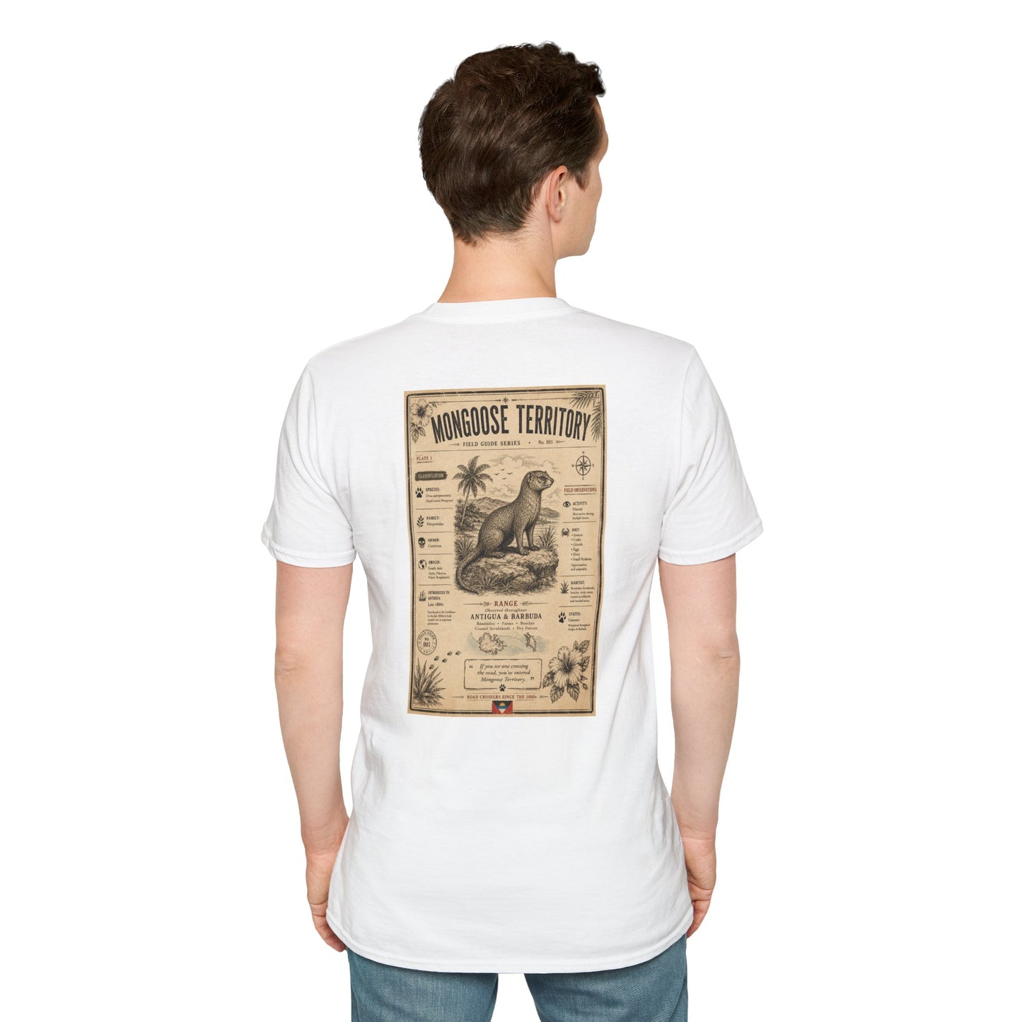 Mongoose Territory Field Guide Shirt | Antigua & Barbuda Wildlife Souvenir