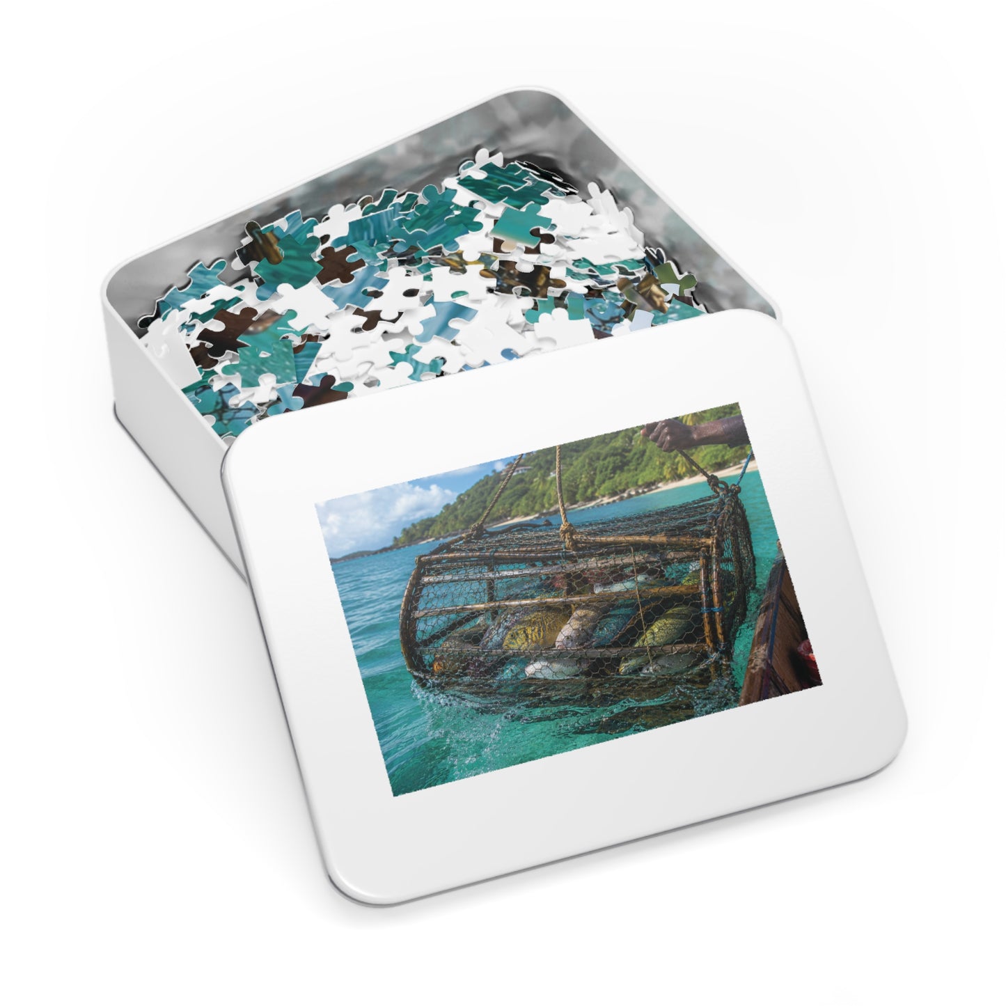 Morning Catch Tin Puzzle