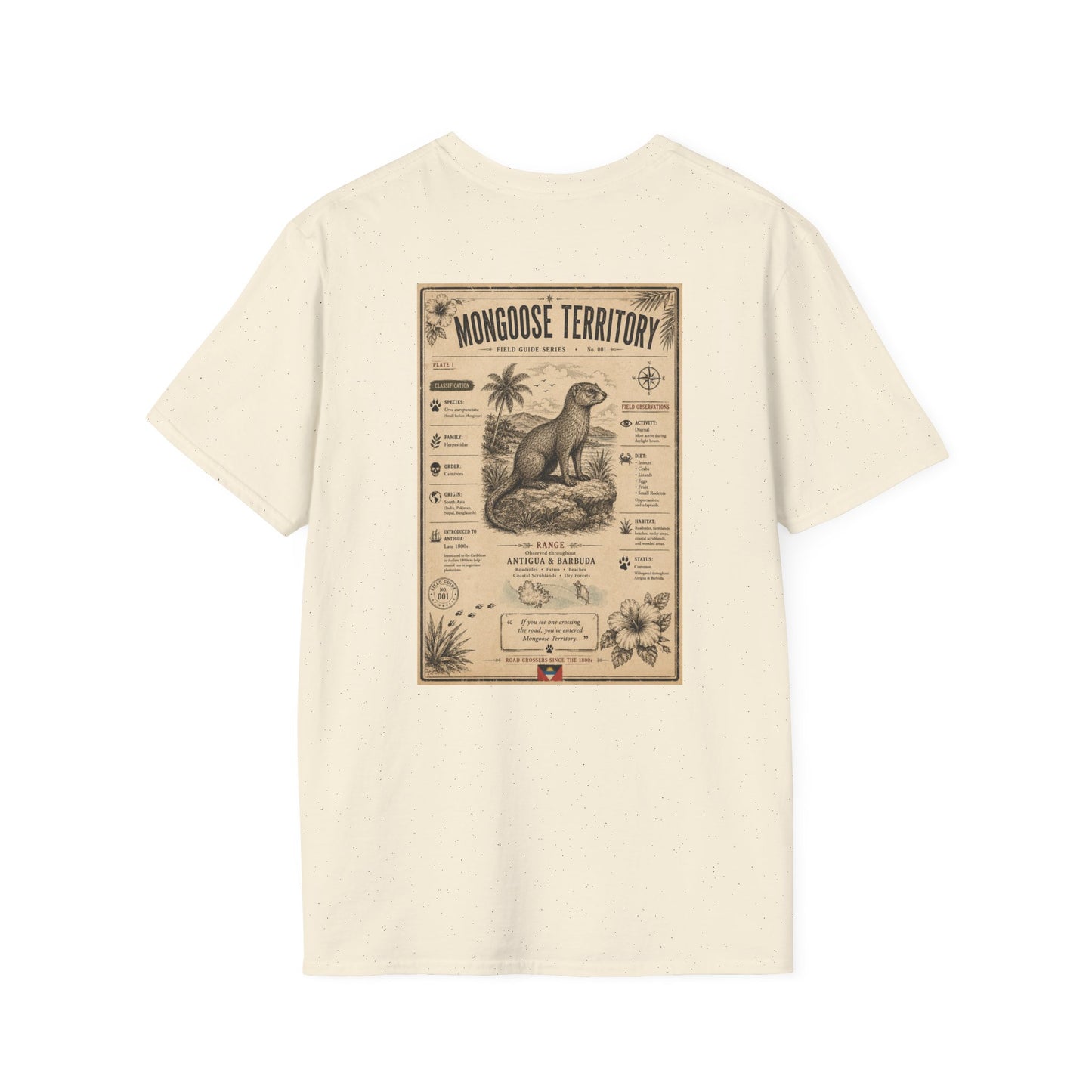 Mongoose Territory Field Guide Shirt | Antigua & Barbuda Wildlife Souvenir