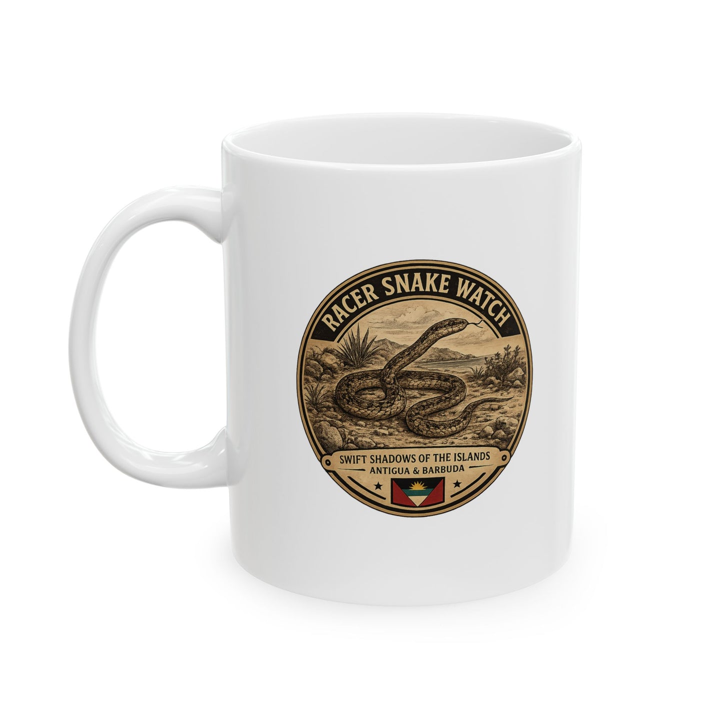 Antigua Racer Snake Mug | Antigua & Barbuda Wildlife Collection