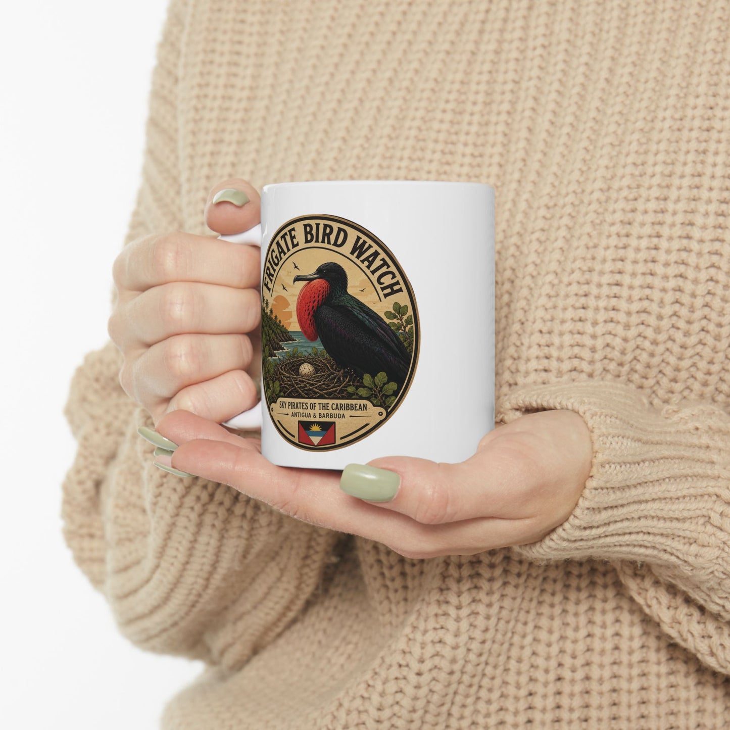 Frigate Bird Watch Mug | Antigua & Barbuda Wildlife Collection