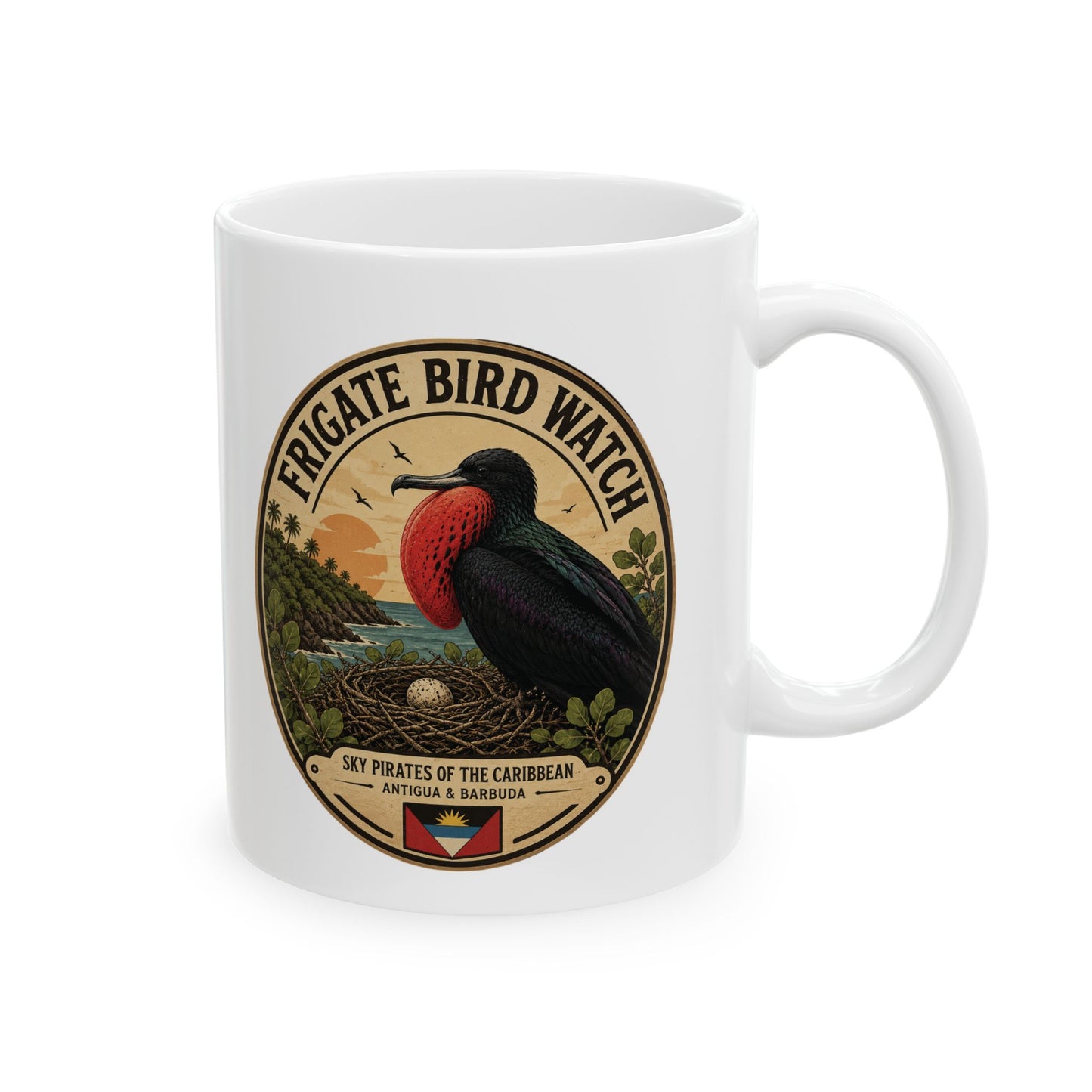Frigate Bird Watch Mug | Antigua & Barbuda Wildlife Collection