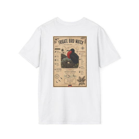 Magnificent Frigatebird Field Guide Shirt | Antigua & Barbuda Wildlife Souvenir