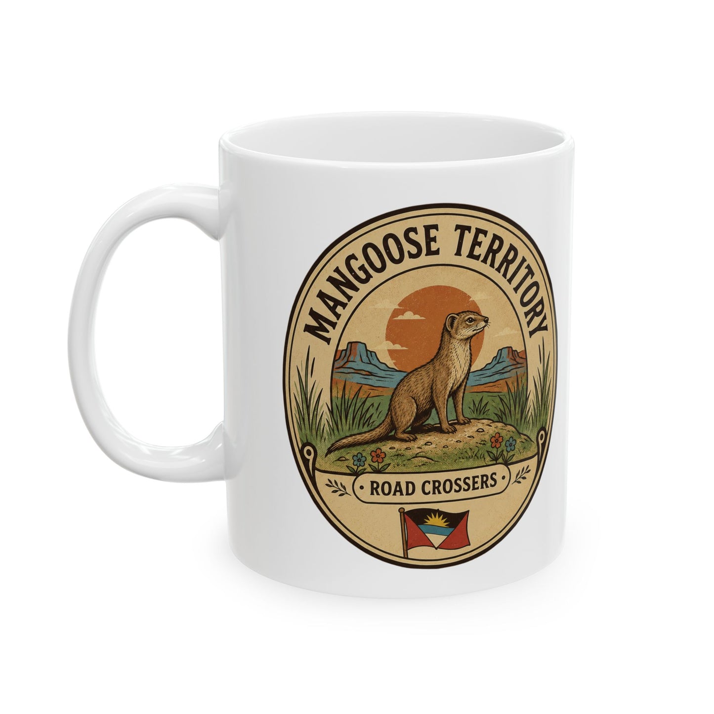 Mongoose Territory Coffee Mug | Antigua & Barbuda Wildlife Collection