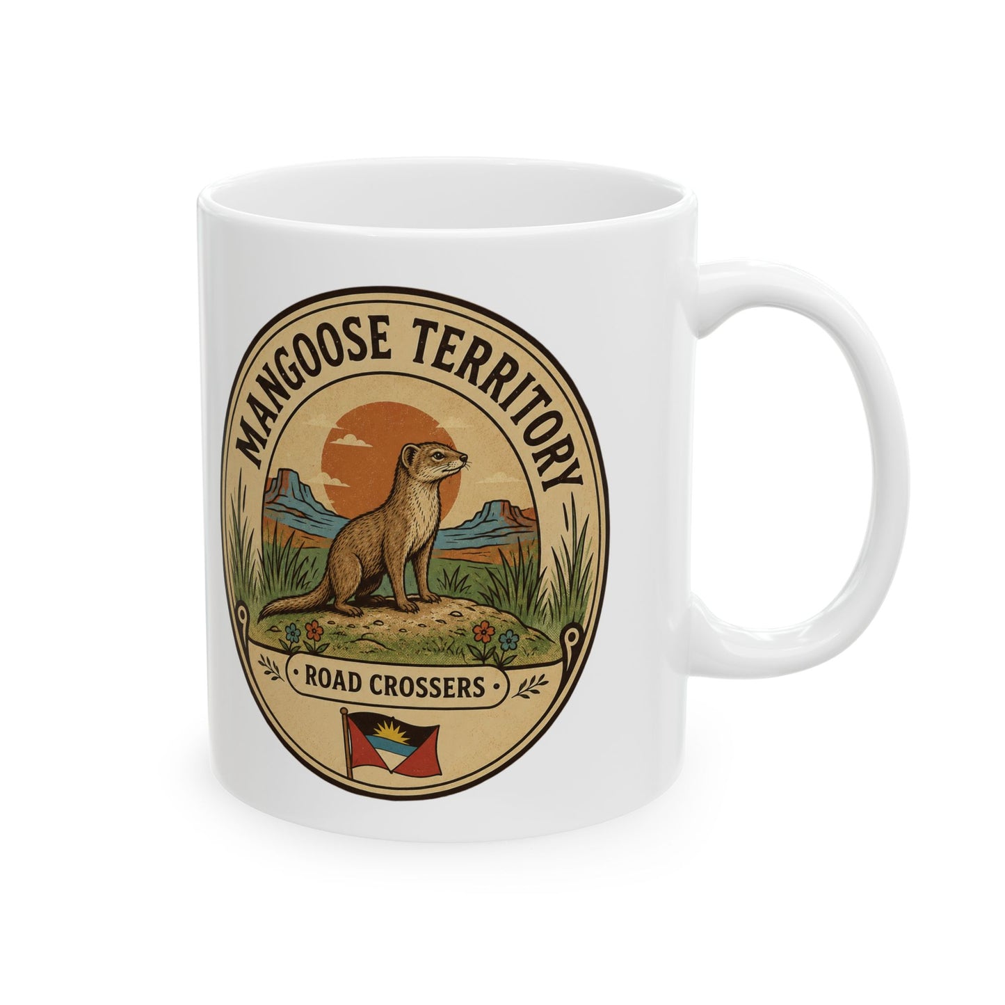 Mongoose Territory Coffee Mug | Antigua & Barbuda Wildlife Collection