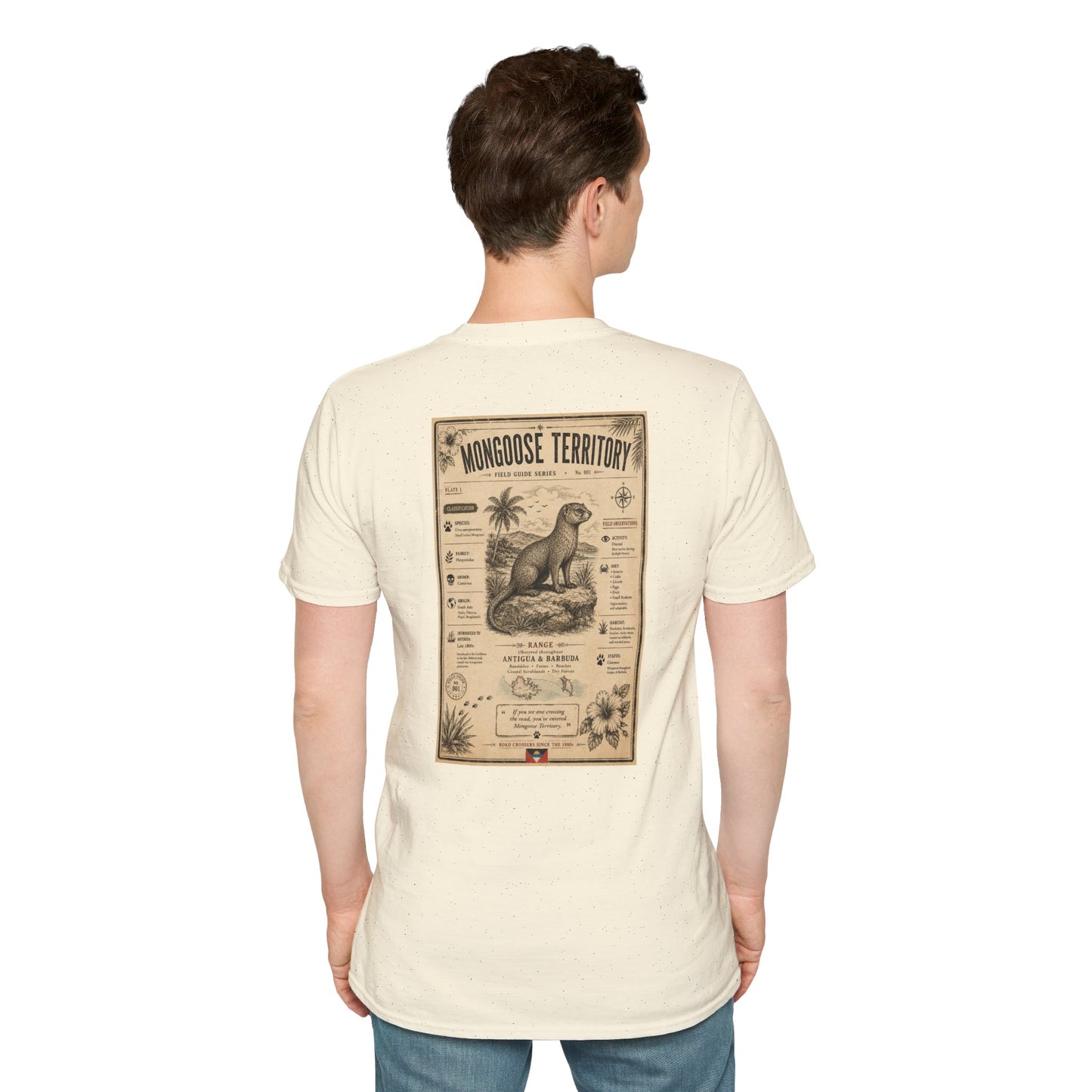 Mongoose Territory Field Guide Shirt | Antigua & Barbuda Wildlife Souvenir